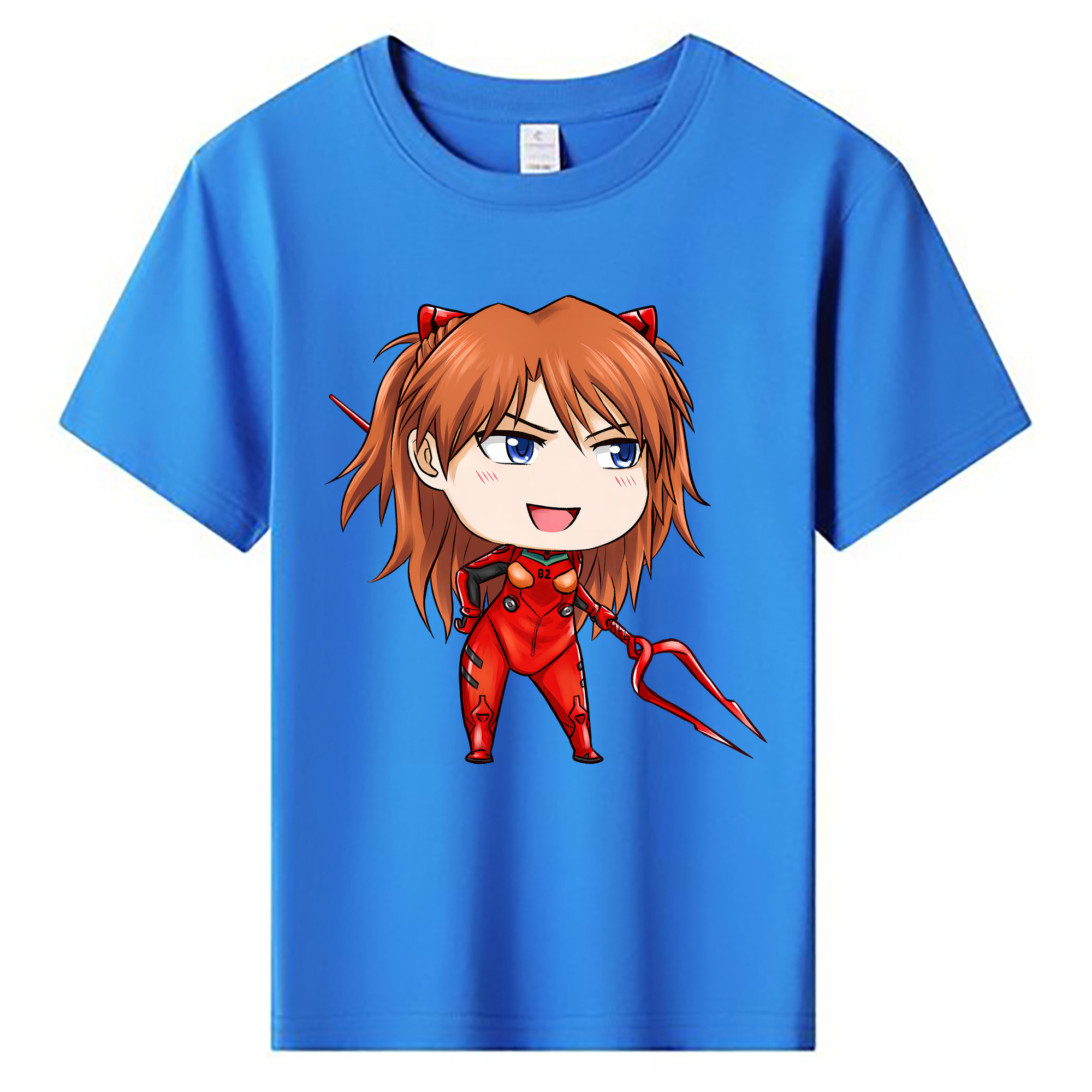 （画像用） EVA 新世紀エヴァンゲリオン 綿100％キッズTシャツ（フロントプリント）